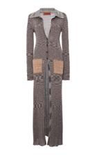 Missoni Patch-pocket Ribbed Knit Cardigan Jacket