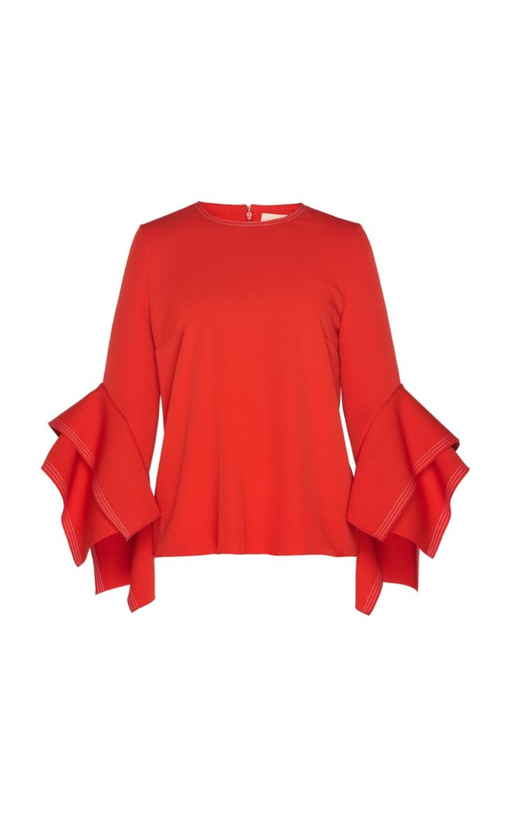 Roksanda Rana Flared Sleeve Top