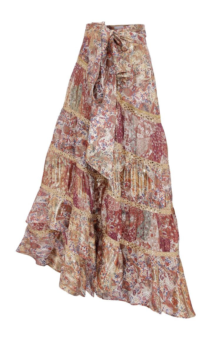 Moda Operandi Raisa Vanessa Raisa Printed Maxi Skirt