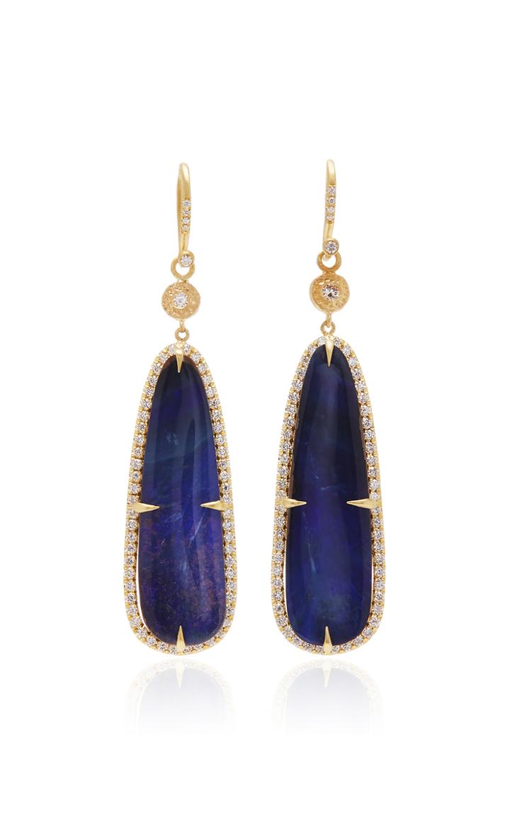 Octavia Elizabeth Boulder Opal Earring