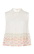 Moda Operandi Rahul Mishra Dot To Marigold Floral-embroidered Organza Dress Size: 3