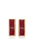 Single Stone Ruby Monet Studs