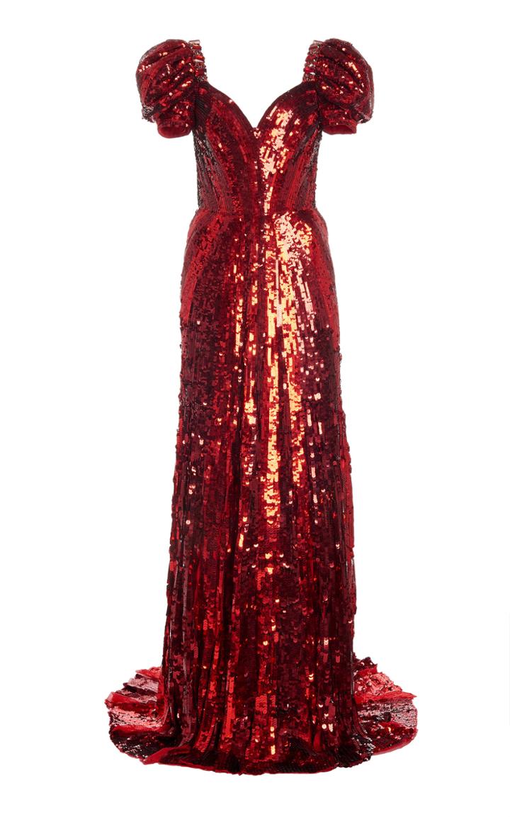 Moda Operandi Jenny Packham Natassia Sequined Gown