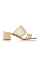 Maryam Nassir Zadeh Martina Leather And Mesh Slides