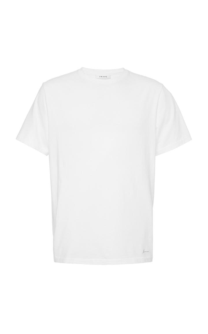 Frame Perfect Cotton-jersey T-shirt Size: M