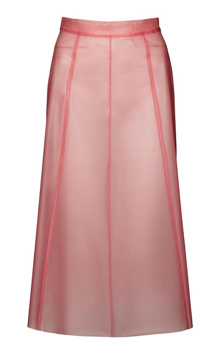 Burberry Translucent Plastic Skirt