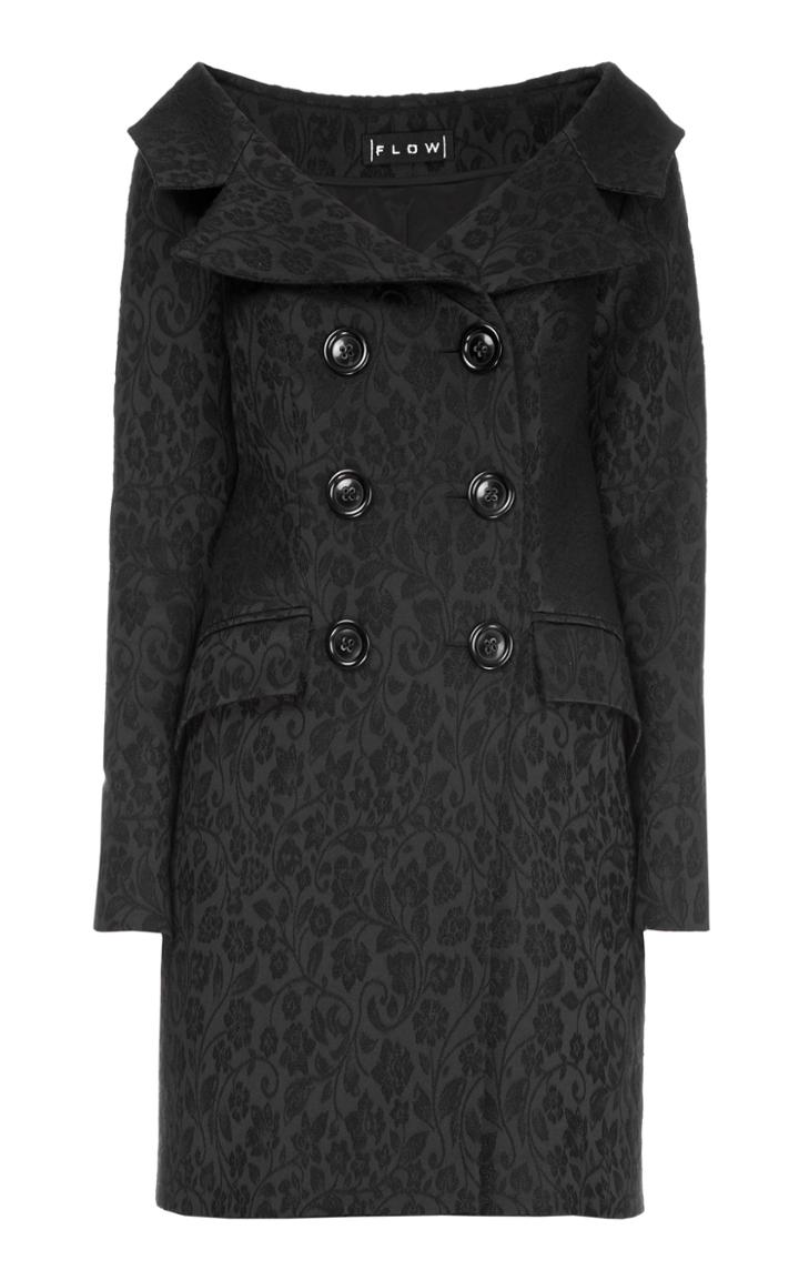 Flow The Label Long Open Shoulder Jacket