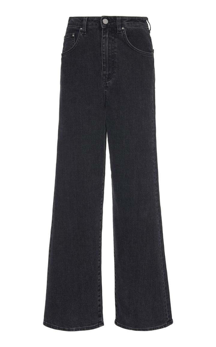 Toteme Flair Rigid High-rise Wide-leg Jeans