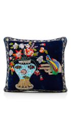 Ines Figaredo Hand Embroidered Cushion Bag