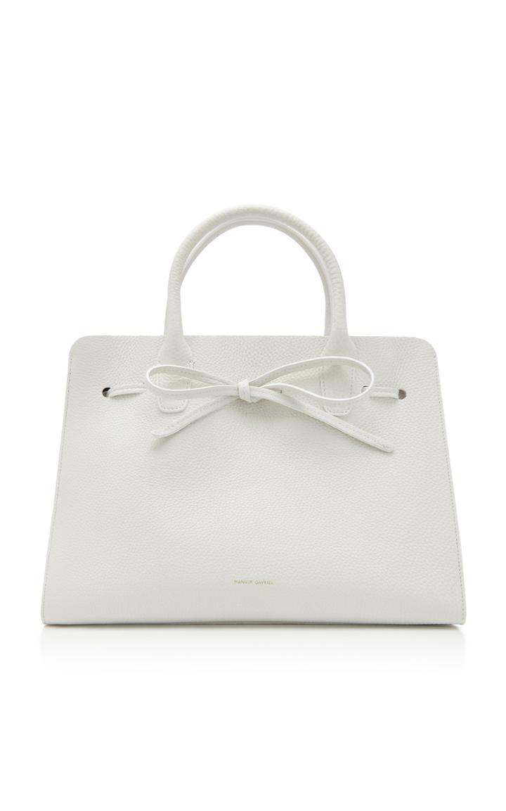 Mansur Gavriel Sun Tumble Leather Handbag