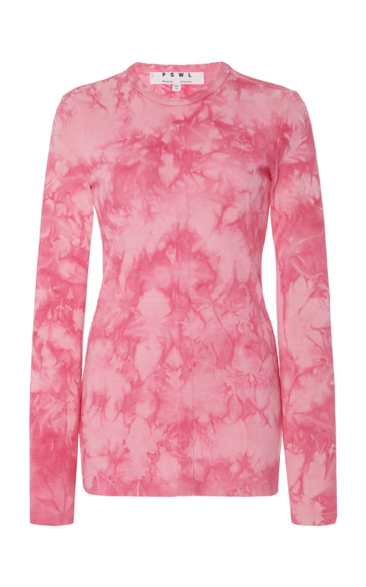 Proenza Schouler Pswl Tie-dye Stretch-cotton Sweatshirt