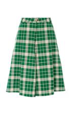 Mm6 Checked Crepe Bermuda Shorts