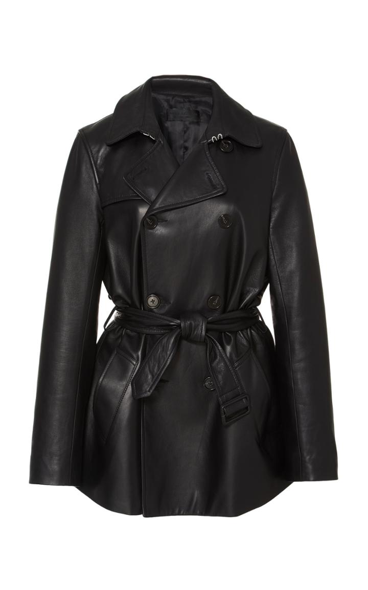 Nili Lotan Rose Lambskin Trench Coat