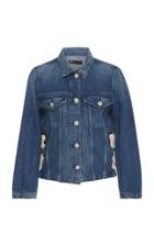 3x1 Wj Denim Hollow Jacket With Lace Up Side