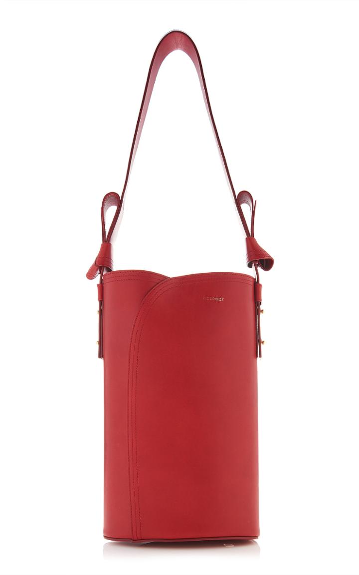 Delpozo Cactus Leather Bag