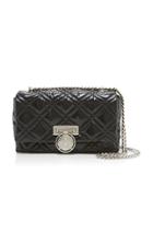 Balmain Large Quilted Nylon Flap Box Bag