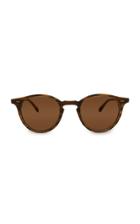 Mr. Leight Getty S 48 Tortoiseshell Acetate Round-frame Sunglasses