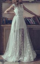 Adam Zohar Blanca Organza Dress