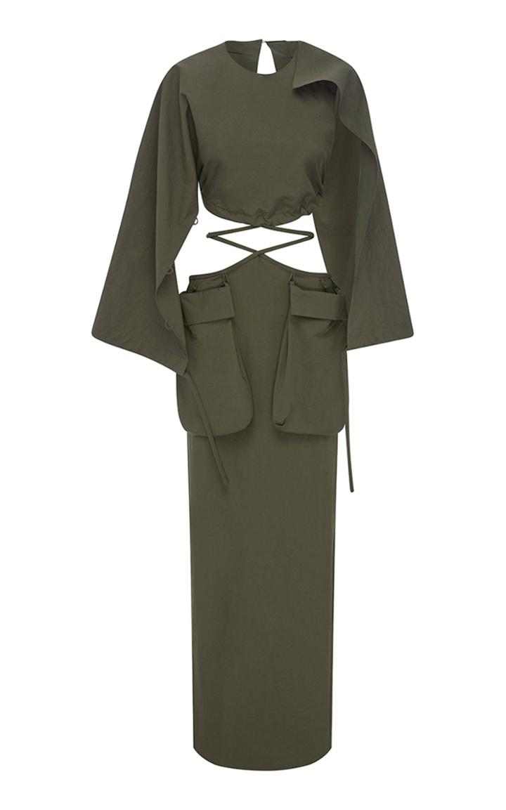 Christopher Esber Tie Up Pocket Dress