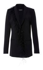 Cushnie Et Ochs Sullivan Feather Blazer