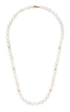 Moda Operandi Sylva & Cie 18k Gold And Silver Akoya Pearl Necklace