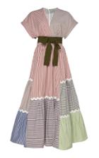 Silvia Tcherassi Marta Liga Cotton Patchwork Dress