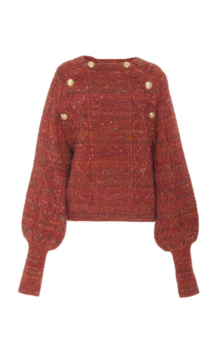 Veronica Beard Adelaida Oversized Knit Sweater