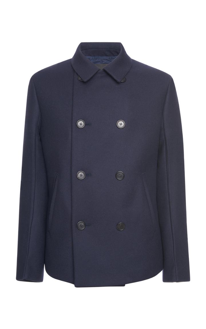 Prada Double-breasted Wool Coat