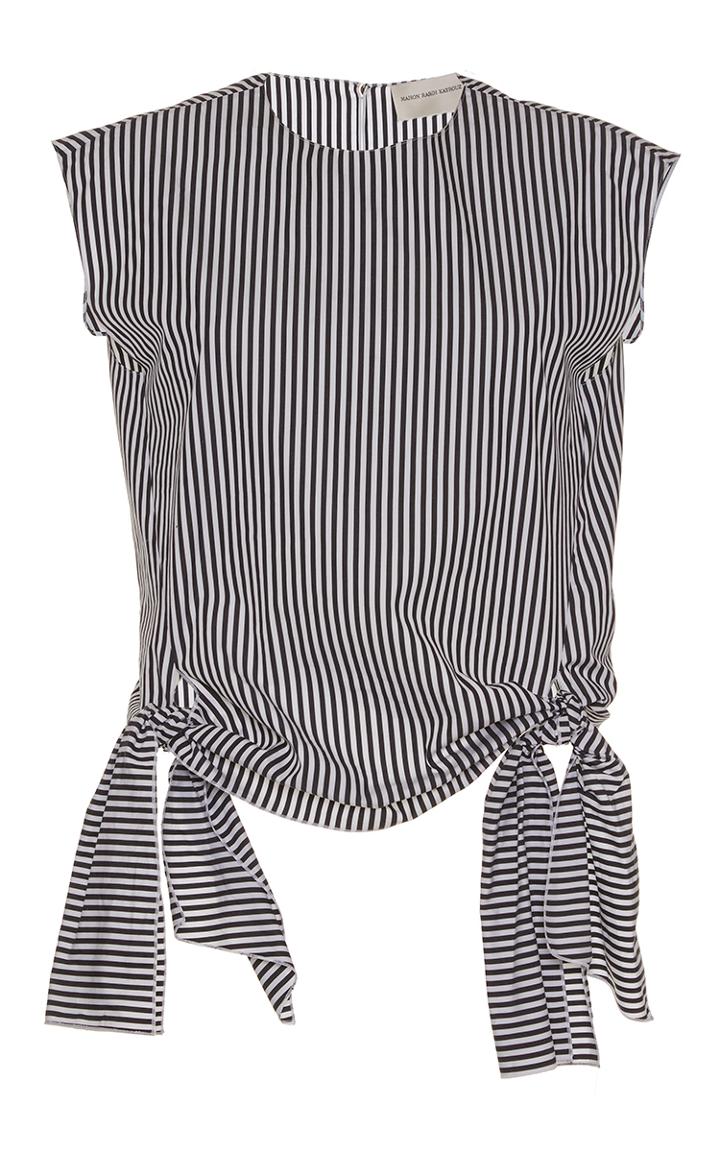 Maison Rabih Kayrouz Stripe Poplin Blouse