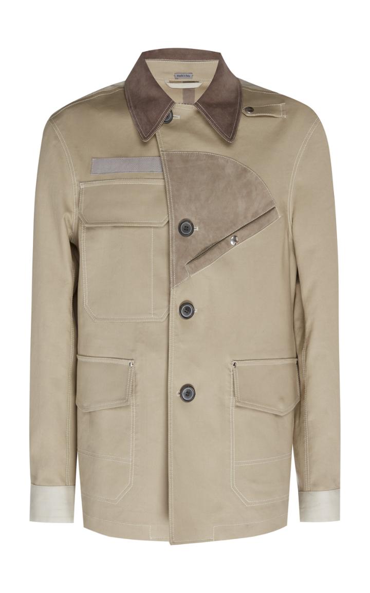 Lanvin Mixed Media Peacoat