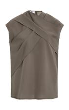Beaufille Ensor Draped Twill Top