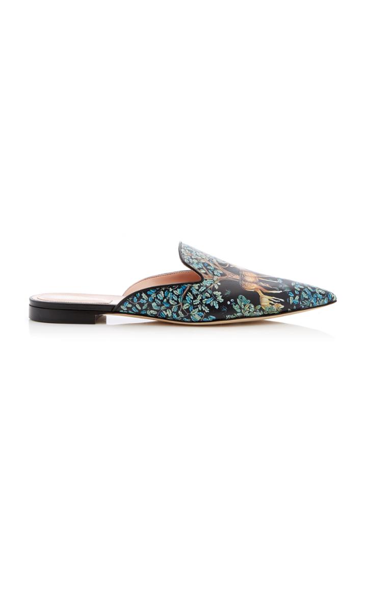 Alberta Ferretti Printed Mia Mule