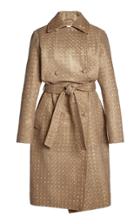 Moda Operandi Saks Potts Fab Embellished Snakeskin-effect Leather Coat