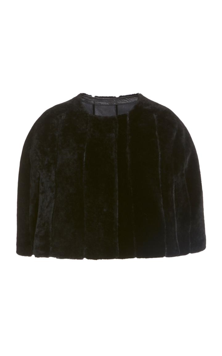 Moda Operandi J. Mendel Shearling Capelet Size: 0