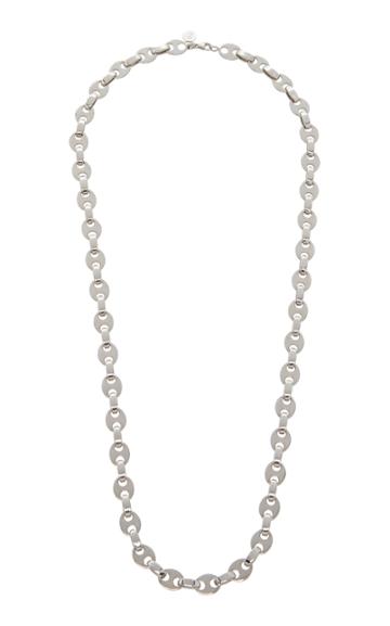 Paco Rabanne Eight Nano Silver-tone Necklace