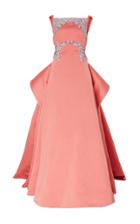 Zac Posen Duchess Buttercup Embroidered Gown