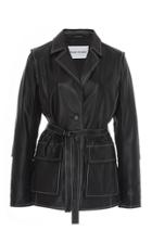 Stand Studio Ariana Leather Blazer