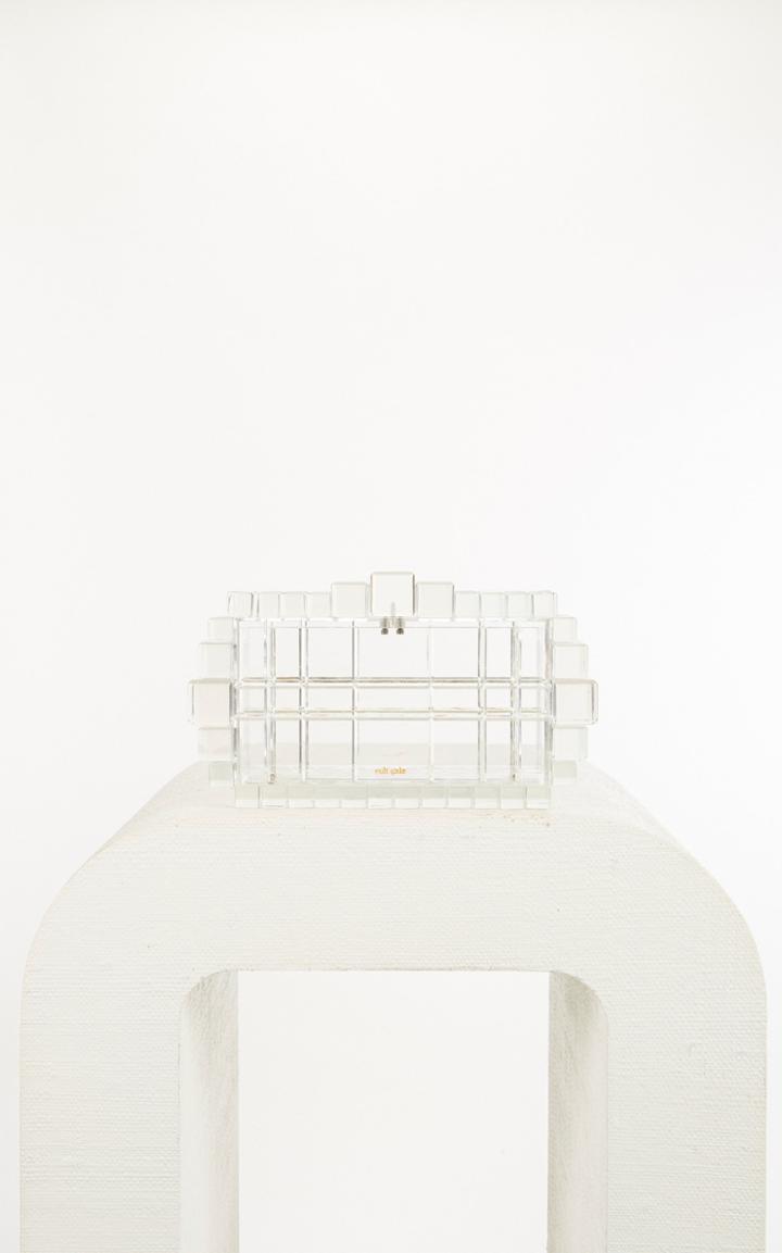 Moda Operandi Cult Gaia Eden Geometric Acrylic Clutch