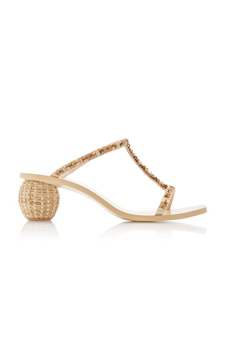 Cult Gaia Clio Raffia Sandals