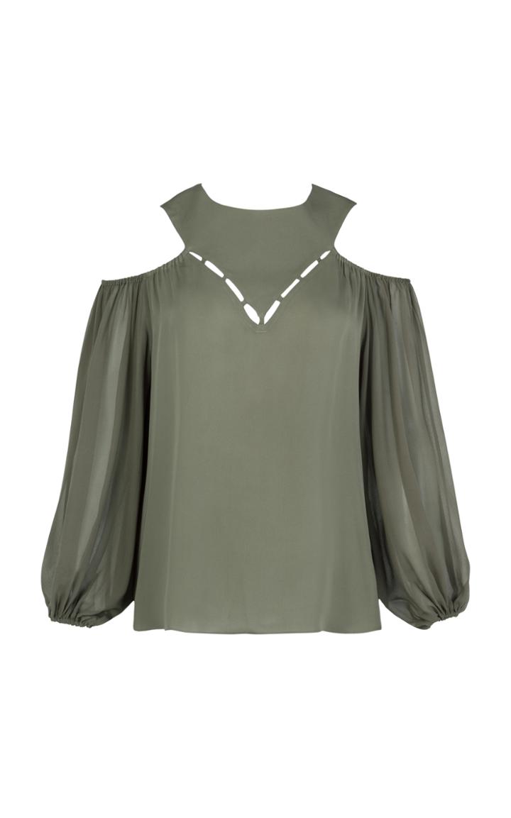 Lolitta Natalie Detailed Neck Shirt