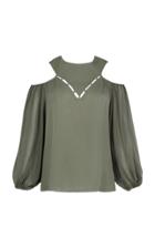 Lolitta Natalie Detailed Neck Shirt