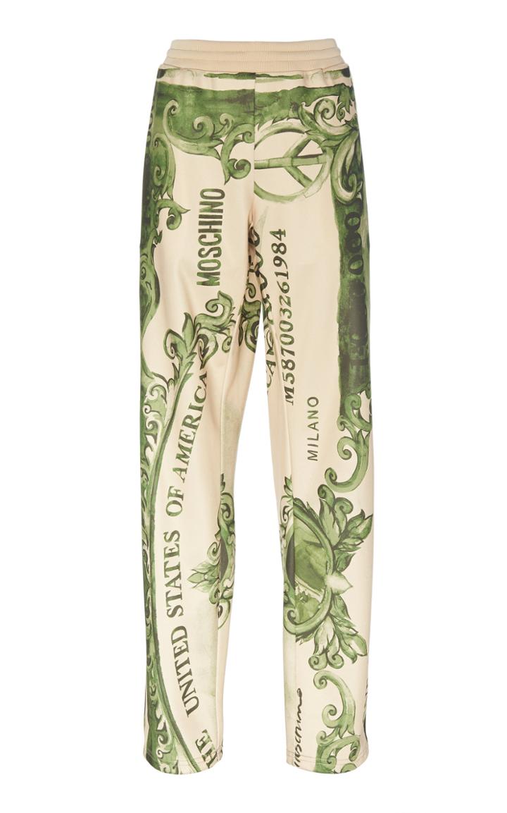 Moschino Currency Printed Pants