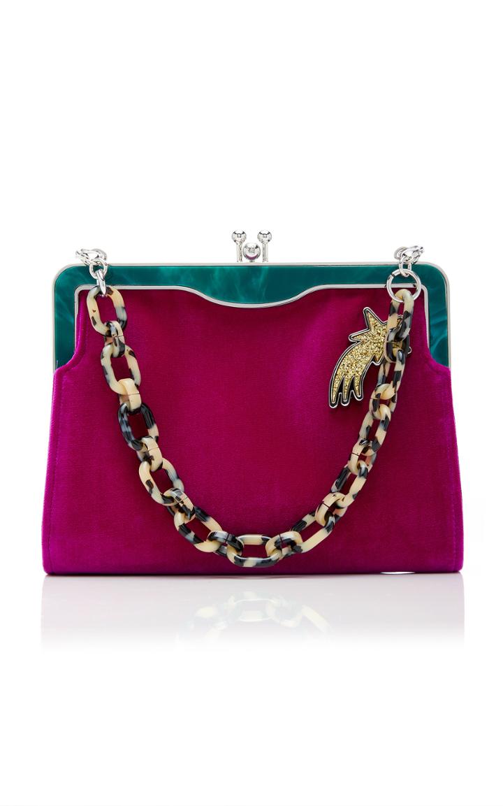 Moda Operandi Edie Parker Slim Aliza Velvet Bag
