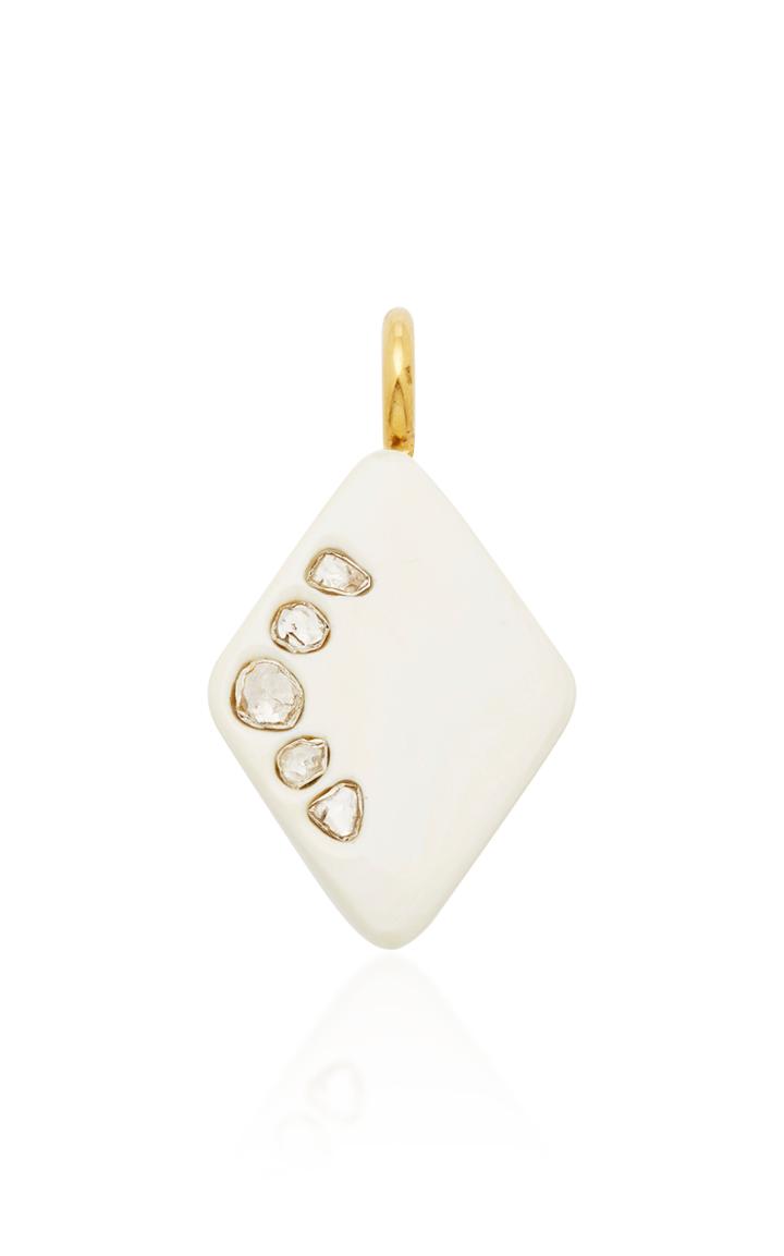 Ashley Pittman Light Horn And Diamond Megan Pendant