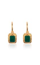 Valre Gold-plated Malachite Earrings