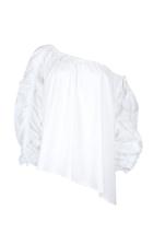 Moda Operandi Piece Of White Iris Boatneck Poplin Shirt