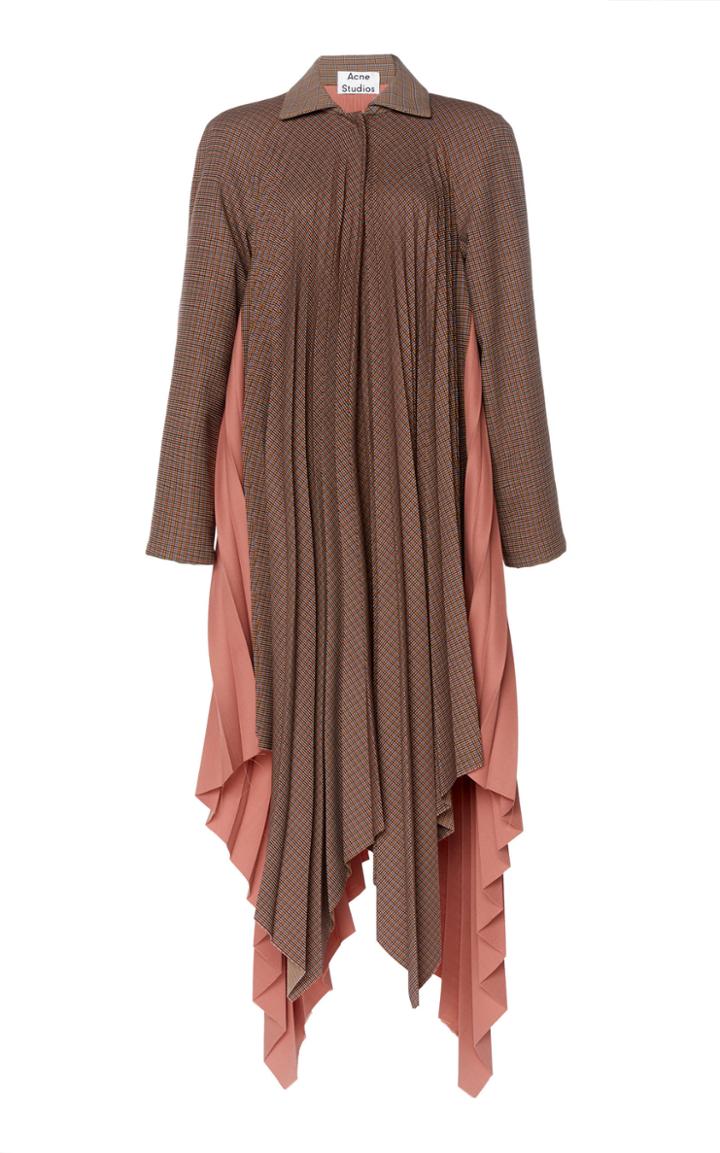 Acne Studios Orima Pleated Wool Coat