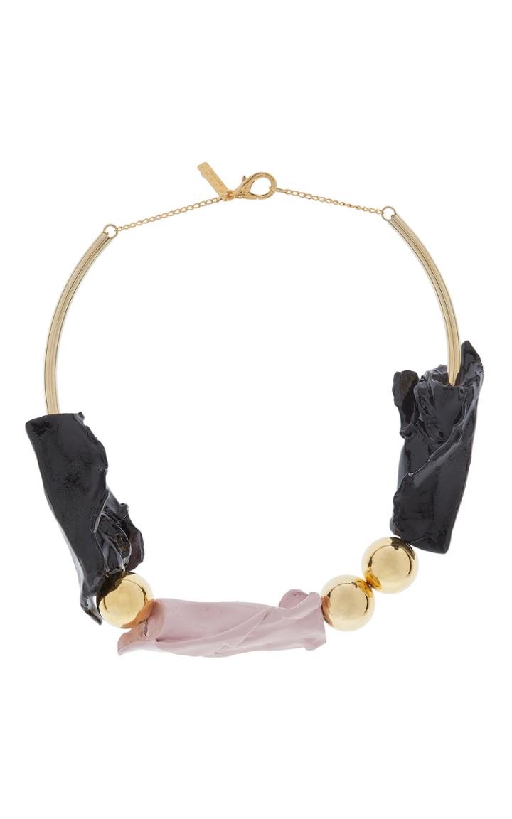 Marni Necklace With Wrapped Metal