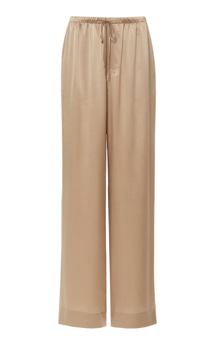 Moda Operandi Vince High-rise Silk Boot-cut Pants Size: S