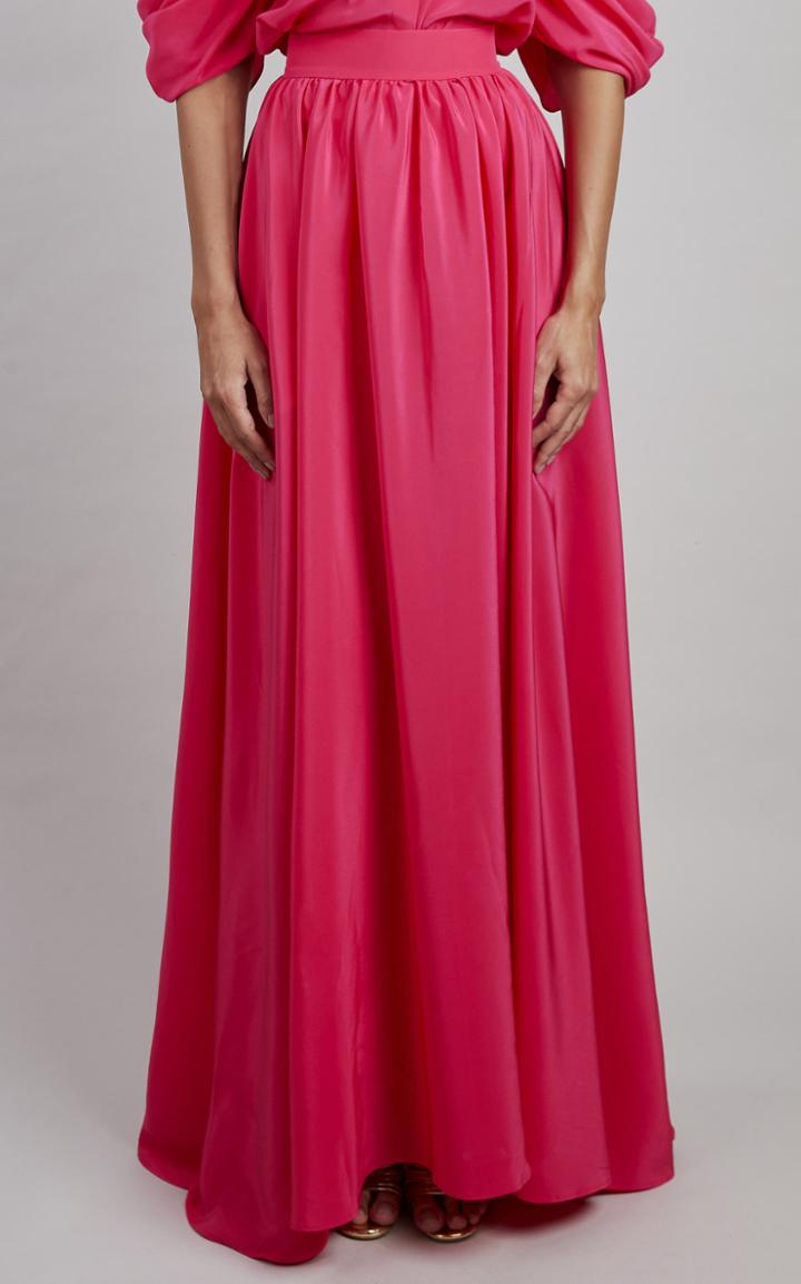 Moda Operandi Elie Saab Light Crepe Maxi Skirt